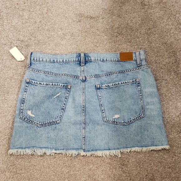 High Rise Aeropostal Denim Mini Skirt - Picture 6 of 8